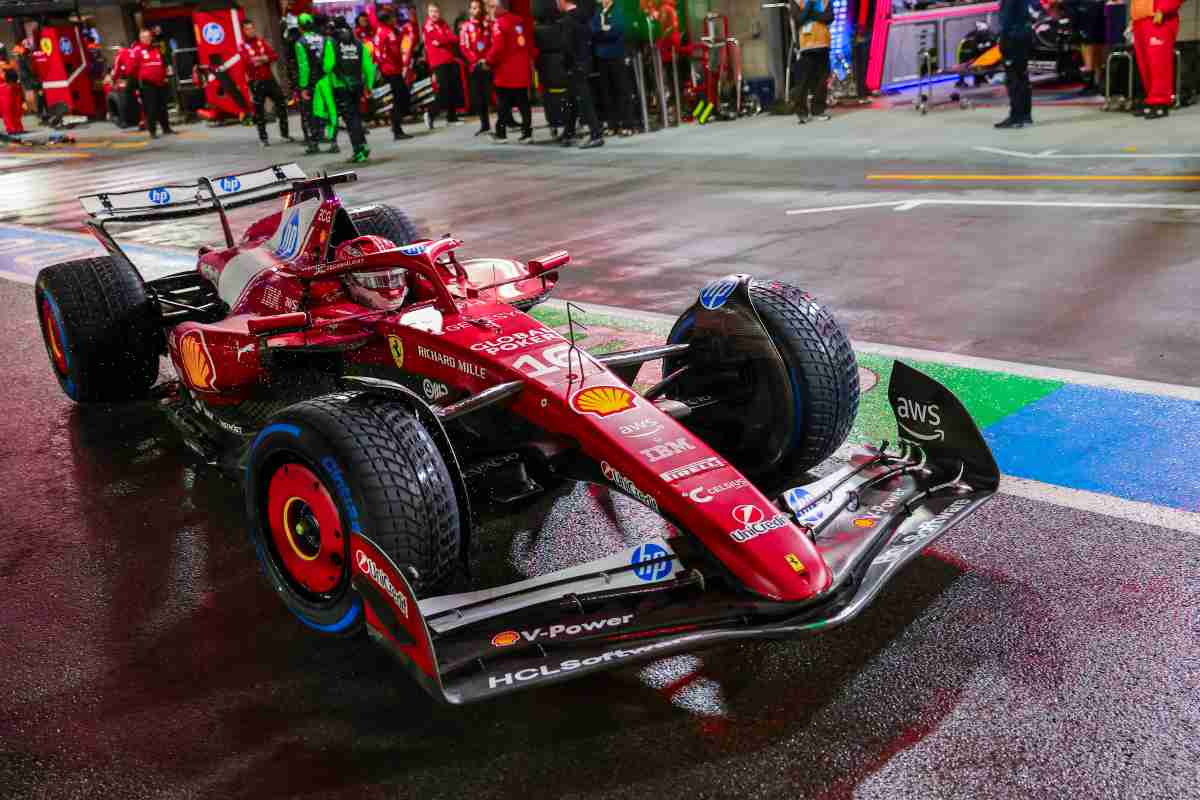 Leclerc sulla Ferrari