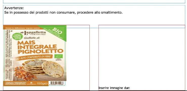 confezione gallette riso richiamate